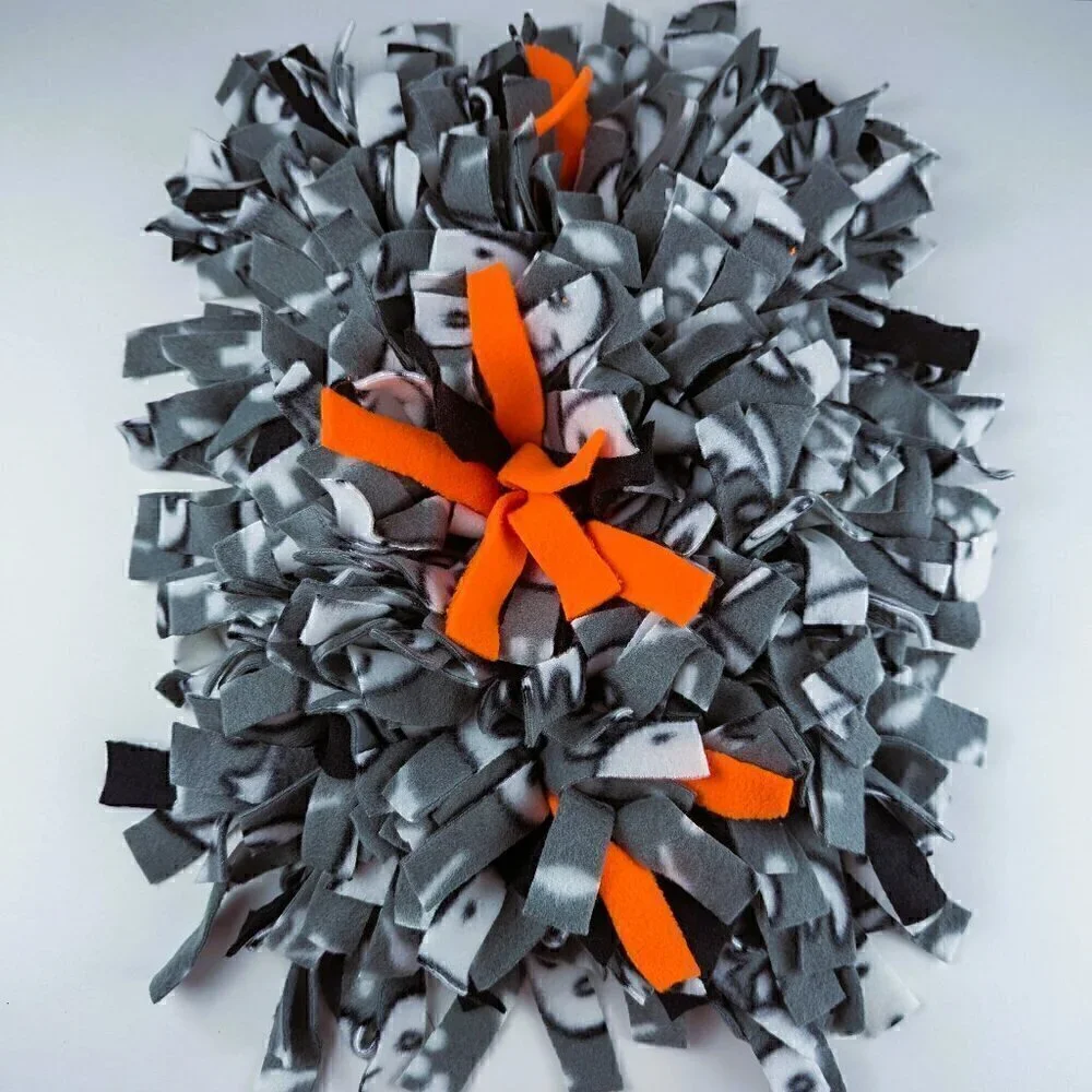 NEW Dog/Cat Snuffle Mat - Gray/White/Black/Orange #43